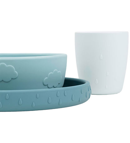 Done by Deer Dinner Set - Silicone - 3 Parts - Stick & Stay - De