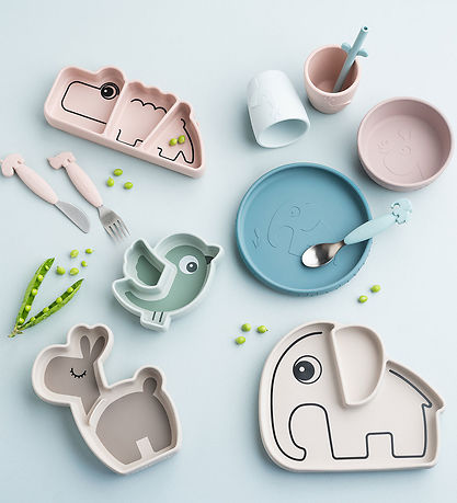 Done by Deer Dinner Set - Silicone - 3 Parts - Stick & Stay - De
