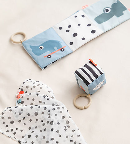 Ensemble de jouets sensoriels Done by Deer - Birdee - Bleu