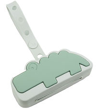 Done by Deer Pacifier holder - Croco - 18x11.5x5 cm - Green Done by Deer Pacifier holder - Croco - 18x11.5x5 cm - Green