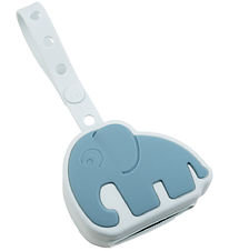 Done by Deer Pacifier holder - Elphee - 18x9x5 cm - Blue Done by Deer Pacifier holder - Elphee - 18x9x5 cm - Blue