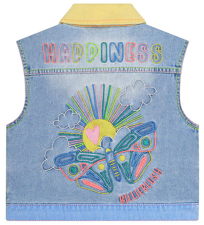 Billieblush Denim Gilet - Double Stone