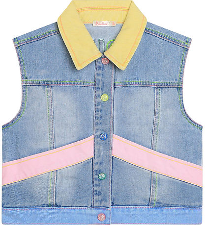 Billieblush Denimvest - Dobbel Stone Billieblush Denimvest - Dobbel Stone