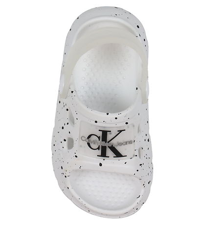 Calvin Klein Sandals - Comfy - White w. Black