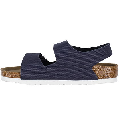 Birkenstock Sandalar - Milan HL hnoð Lógó - Vegan Canvas Midni