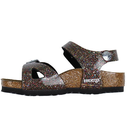 Birkenstock Sandals - Rio Plain - Cosmic Sparkle Black Multi