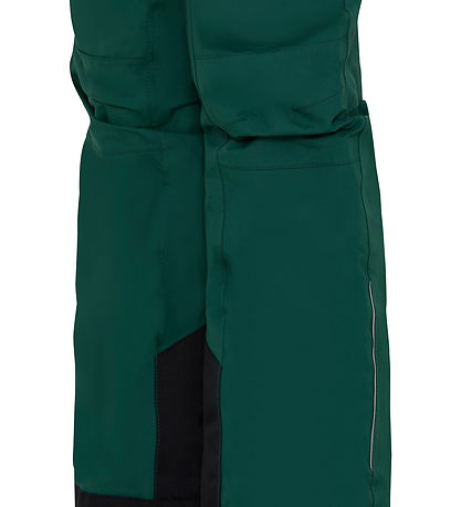 LEGO® Wear Ski Pants w. Suspenders - LWPowai 708 - Dark Green