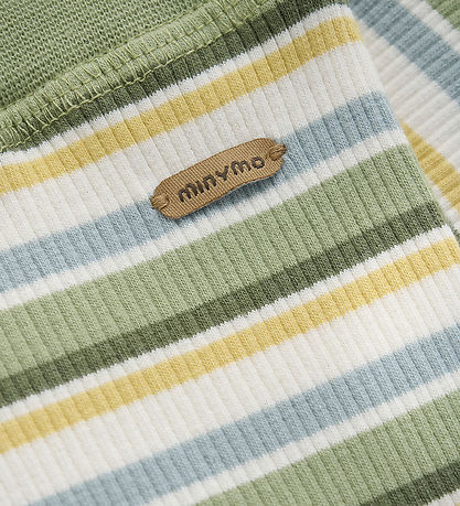 Minymo Trousers - Rib - Reseda Minymo Trousers - Rib - Reseda