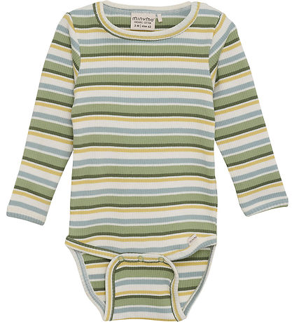 Minymo Samfella L/æ - Rib - Reseda