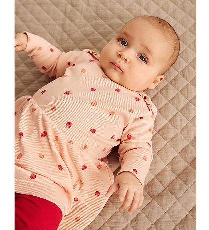 Minymo Leggingsit - Joustinneule - Tomaattisose