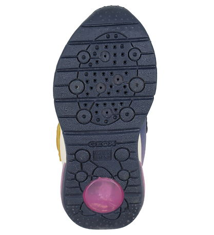 Geox Shoe w. Light - Spaceclub - Wish - Navy/Lavender