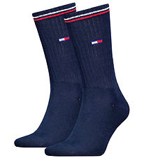 Tommy Hilfiger Socks - Flag - 2-Pack - Dark Navy Tommy Hilfiger Socks - Flag - 2-Pack - Dark Navy