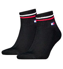 Tommy Hilfiger Ankle Socks - 2-Pack - Black Tommy Hilfiger Ankle Socks - 2-Pack - Black