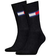 Tommy Hilfiger Socks - 2-Pack - Black Tommy Hilfiger Socks - 2-Pack - Black