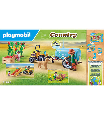 Playmobil Country - Tractor with Trailer and... - 71442 - 117 Pa