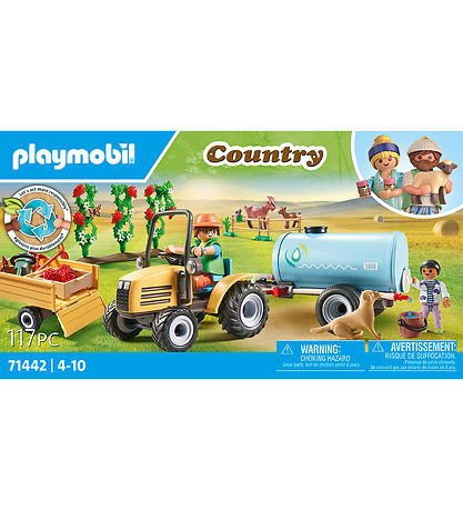 Playmobil Country - Tractor with Trailer and... - 71442 - 117 Pa