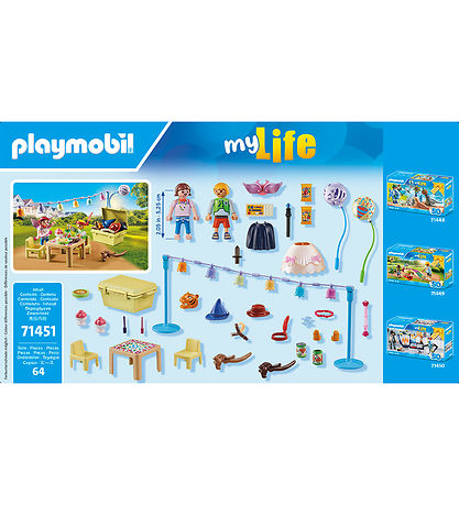 Playmobil My Life - Costume party - 71451 - 64 Parts