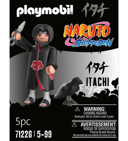 Playmobil Naruto - Itachi Akatsuki - 71226 - 5 Parts Playmobil Naruto - Itachi Akatsuki - 71226 - 5 Parts