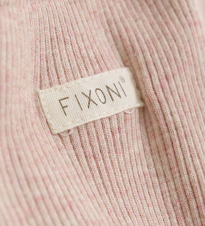 Fixoni Leggings - Rib - Silber Peony
