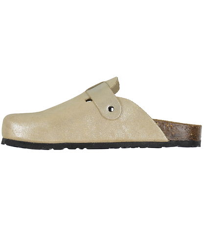 En Fant Sandalar - Nubuck - Champagne Drapplitað