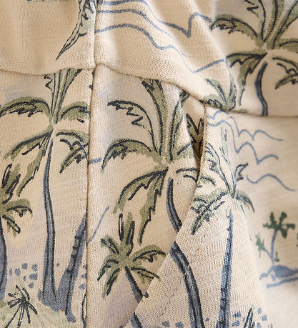 En Fant Trousers - Slub - Cement w. Print