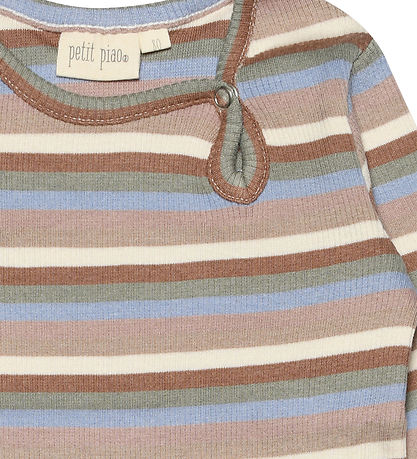 Petit Piao Bodysuit l/s - Rib - Modal - Simply Taupe Petit Piao Bodysuit l/s - Rib - Modal - Simply Taupe