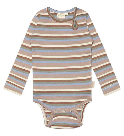 Petit Piao Bodysuit l/s - Rib - Modal - Simply Taupe Petit Piao Bodysuit l/s - Rib - Modal - Simply Taupe