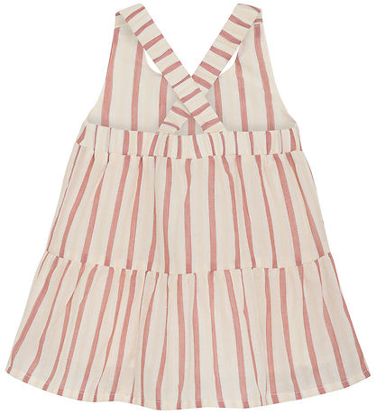 En Fant Dress - Striped - Egg nog
