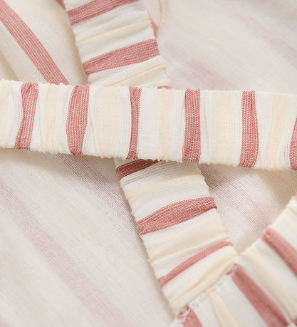 En Fant Dress - Striped - Egg nog