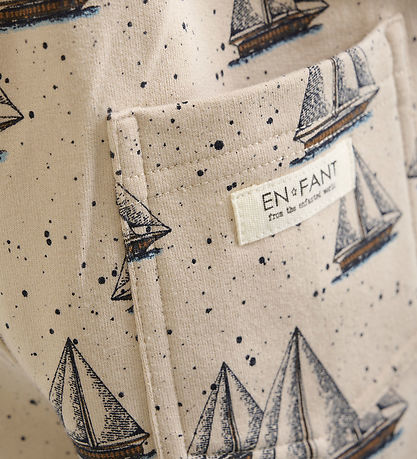 En Fant Sweat Shorts - Cement