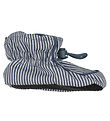 Melton Booties - Striped - Dark Denim Melton Booties - Striped - Dark Denim