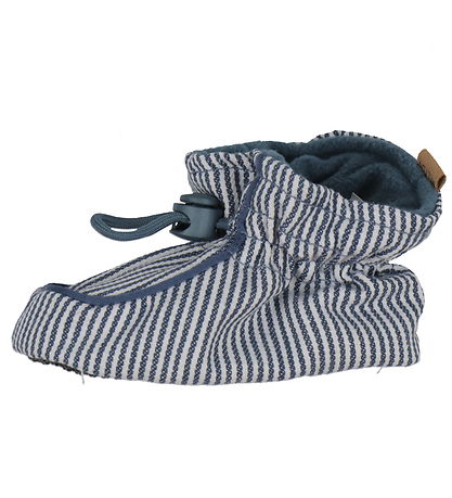 Melton Booties - Striped - Dark Denim Melton Booties - Striped - Dark Denim