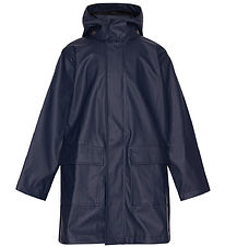 Ver de Terre Rain Coat - PU - Navy Ver de Terre Rain Coat - PU - Navy