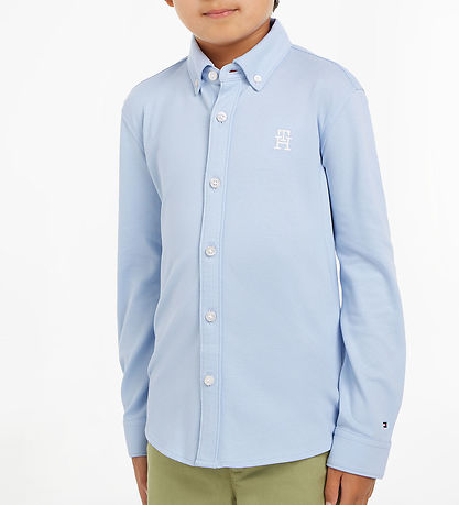 Tommy Hilfiger Shirt - Monogram Stretch - Breezy Blue