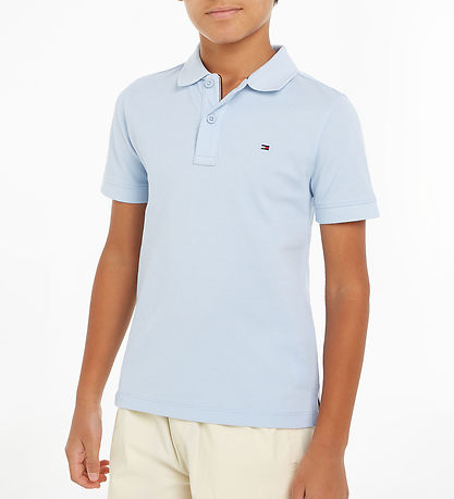 Polo Tommy Hilfiger - Drapeau - Breezy Blue Polo Tommy Hilfiger - Drapeau - Breezy Blue