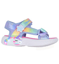 Skechers Sandals w. Lights - S Lights Unicorn Dreams - Blue/Mult Skechers Sandals w. Lights - S Lights Unicorn Dreams - Blue/Mult