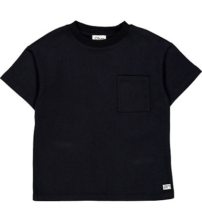 Olsen Kids x Bær Green Stuttermabolur - Sviti - Svart