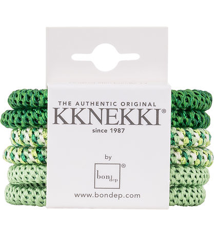 Bandeaux à Cheveux Elastiques Kknekki - Mince - 6 Pack - Vert Bandeaux à Cheveux Elastiques Kknekki - Mince - 6 Pack - Vert