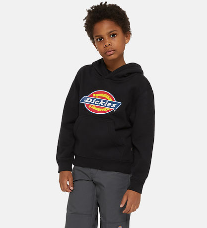 Dickies Hoodie - Youth Logo - Black