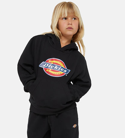 Dickies Hoodie - Youth Logo - Black