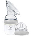 Haakaa Breast Pump w. Bottle teat - 160 mL - Grey