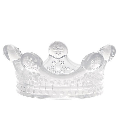 Haakaa Beißring - Silikon - Krone - Clear