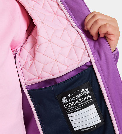 Didriksons Softshell Jacket - Briska - Tulip Purple Didriksons Softshell Jacket - Briska - Tulip Purple