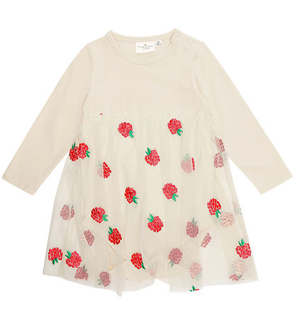 The New Siblings Bodysuit w. Skirt l/s - TnsJosephine - White Sw The New Siblings Bodysuit w. Skirt l/s - TnsJosephine - White Sw