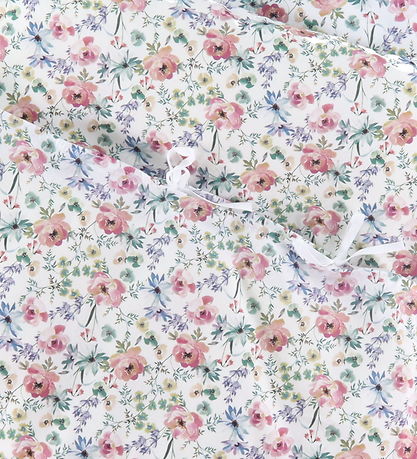 Nørgaard Madsens Sengetøy - Voksen - Hvit m. Blomster