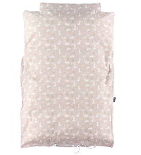 Literie Nørgaard Madsens - Bébé - Rose av. Lapins blancs