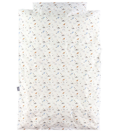 Nørgaard Madsens Bedding - Baby - White w. Little Panda/Leaves