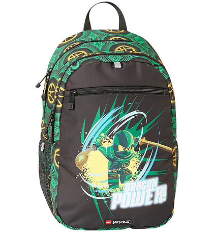 LEGO® Ninjago Backpack - Black/Green w. Print LEGO® Ninjago Backpack - Black/Green w. Print