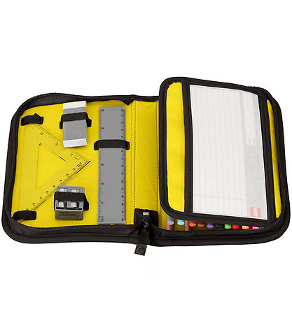 LEGO® Ninjago Pencil Case w. Contents - Black/Blue w. Print