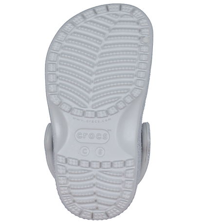 Crocs Sandaler - Classic Glitter Clog T - Sølv Glitter